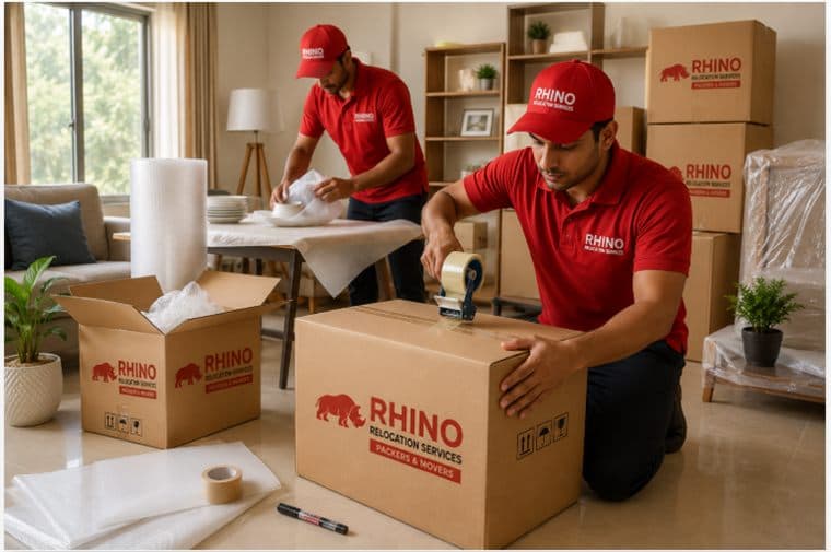 Rhino Packers and Movers packing service